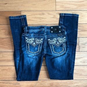 Girls Miss Me Size 10 Skinny Jeans